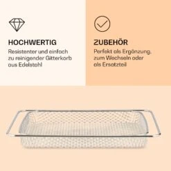 AeroVital Jumbo Heißluftfritteuse Gitterkorb Edelstahl -Warmekuche Pro Geschaft 10038341 de 0003 logo