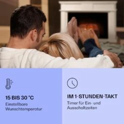 Kamini FXL 2G Elektrischer Kamin Kamineinsatz 1800 W LED-3D-Flammenillusion -Warmekuche Pro Geschaft 10038365 de 0004 logo