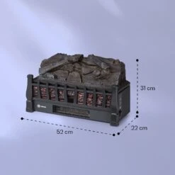 Kamini FXL 2G Elektrischer Kamin Kamineinsatz 1800 W LED-3D-Flammenillusion -Warmekuche Pro Geschaft 10038365 yy 0007 logo