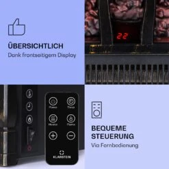 Kamini FXL 2G Elektrischer Kamin Kamineinsatz 1800 W LED-3D-Flammenillusion -Warmekuche Pro Geschaft 10038366 de 0003 logo