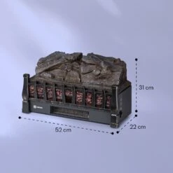 Kamini FXL 2G Elektrischer Kamin Kamineinsatz 1800 W LED-3D-Flammenillusion -Warmekuche Pro Geschaft 10038366 yy 0007 logo