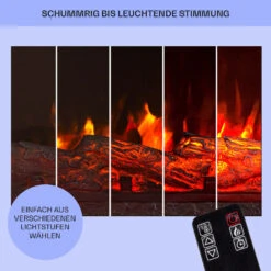 Studio Light & Fire 3 Smart Kamin 1000/2000W MDF WiFi-Steuerung 15 Studio Light & Fire 3 Smart Kamin 1000/2000W MDF WiFi-Steuerung -Warmekuche Pro Geschaft 10038383 de 0008 usp