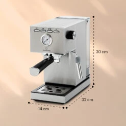 Pausa Espressomaker 1350 Watt 20 Bar Druck Wassertank: 1,4 Liter Edelstahl -Warmekuche Pro Geschaft 10038393 yy 0008 logo