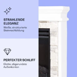 Nevis Peak Elektrischer Kamin 1800 W Heizfunktion 10 Bis 30 °C Fernbedienung -Warmekuche Pro Geschaft 10038399 de 0003 logo