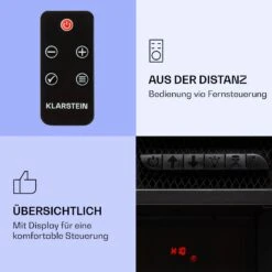 Studio 10 Arc Elektrokamin 1800 W LED-Flammen Heizlüfter Fernbedienung -Warmekuche Pro Geschaft 10038403 de 0003 logo