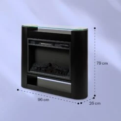 Studio 10 Arc Elektrokamin 1800 W LED-Flammen Heizlüfter Fernbedienung -Warmekuche Pro Geschaft 10038403 yy 0006 logo