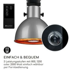 Heatbell Ceiling Smart Infrarotheizstrahler IPX4 800/1200/2000W -Warmekuche Pro Geschaft 10038418 de 0006 logo