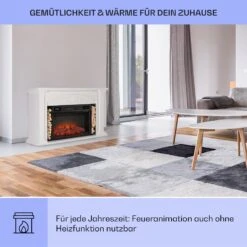 Saint Helens Elektrokamin 1900 W LED-Technik Fernbedienung -Warmekuche Pro Geschaft 10038615 de 0004 usp