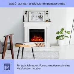 Las Pilas Elektrokamin Heizlüfter 900/1800W Wochentimer Fernbedienung -Warmekuche Pro Geschaft 10038629 de 0004 usp