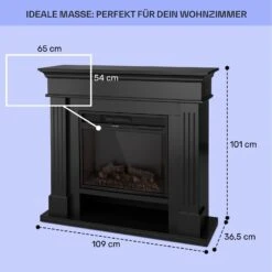 Las Pilas Elektrokamin Heizlüfter 900/1800W Wochentimer Fernbedienung -Warmekuche Pro Geschaft 10038630 de 0005 usp