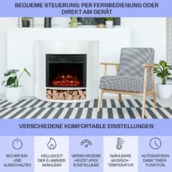 Loloru Elektrokamin Heizlüfter 900/1800W Wochentimer Fernbedienung 13 Loloru Elektrokamin Heizlüfter 900/1800W Wochentimer Fernbedienung -Warmekuche Pro Geschaft 10038631 de 0006 usp