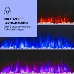 Galeras Elektrischer Wand- Und Einbaukamin 1800 W LED 3 Farben Timer -Warmekuche Pro Geschaft 10038687 de 0003 logo