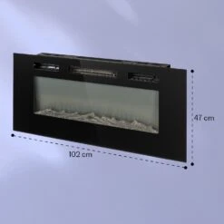 Galeras Elektrischer Wand- Und Einbaukamin 1800 W LED 3 Farben Timer -Warmekuche Pro Geschaft 10038687 yy 0008 logo