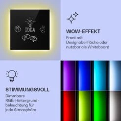 Mojave 500 Smart 2-in-1 Heizgerät Infrarot Konvektor 60x60cm 500W RGB-Licht -Warmekuche Pro Geschaft 10039810 de 0003 logo