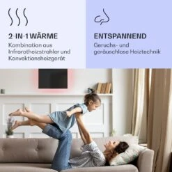 Mojave 500 Smart 2-in-1 Heizgerät Infrarot Konvektor 60x60cm 500W RGB-Licht -Warmekuche Pro Geschaft 10039810 de 0004 logo