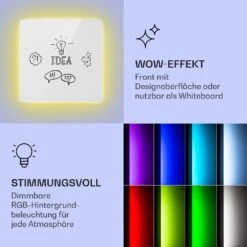 Mojave 500 Smart 2-in-1 Heizgerät Infrarot Konvektor 60x60cm 500W RGB-Licht -Warmekuche Pro Geschaft 10039811 de 0003 logo