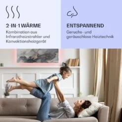 Mojave 1000 Smart 2-in-1 Heizgerät Infrarot Konvektor 120x60cm 1000W RGB-Licht -Warmekuche Pro Geschaft 10039825 de 0004 logo