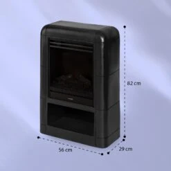 Dukono Elektrokamin 1800 W LED-Flammen Heizlüfter Timer Holzfach -Warmekuche Pro Geschaft 10039850 yy 0007 logo