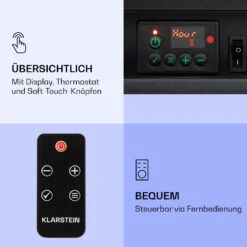 Dukono Elektrokamin 1800 W LED-Flammen Heizlüfter Timer Holzfach -Warmekuche Pro Geschaft 10039853 de 0005 logo