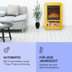 Dukono Elektrokamin 1800 W LED-Flammen Heizlüfter Timer Holzfach -Warmekuche Pro Geschaft 10039853 de 0006 logo