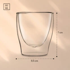 DUOS Doppelwandiges Glas 80 Ml Trinkglas Espresso Borosilikatglas 13 DUOS Doppelwandiges Glas 80 Ml Trinkglas Espresso Borosilikatglas -Warmekuche Pro Geschaft 10039886 yy 0007 logo
