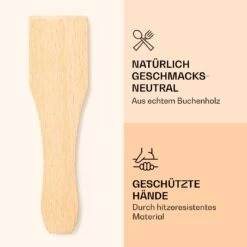 Raclette Spatulas Holzspatel Pfannenwender Zubehör 8 Stück Für Raclette-Pfännchen 6 Raclette Spatulas Holzspatel Pfannenwender Zubehör 8 Stück Für Raclette-Pfännchen -Warmekuche Pro Geschaft 10039924 de 0003 logo
