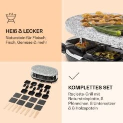 Steaklette Raclette Raclette-Grill Mit Zubehör Für 8 Personen -Warmekuche Pro Geschaft 10039925 de 0004 logo
