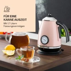 Aquavita Chalet Wasserkocher 1,7 Liter 2200 Watt Temperaturanzeige Edelstahl -Warmekuche Pro Geschaft 10040038 de 0004 logo