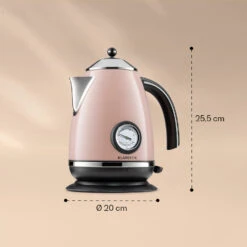 Aquavita Chalet Wasserkocher 1,7 Liter 2200 Watt Temperaturanzeige Edelstahl -Warmekuche Pro Geschaft 10040038 yy 0008 logo