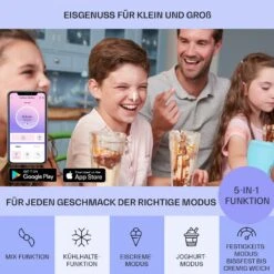 Dolce Bacio Smart Eiscremebereiter Yogurtmaker Kompressor 2 Liter WiFi Touch Edelstahl -Warmekuche Pro Geschaft 10040048 de 0003 logo