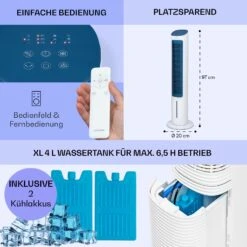 Mistral 5-in-1 Luftkühler Ventilator Ionisator 360 M³/h Fernbedienung -Warmekuche Pro Geschaft 10040150 de 0006 logo