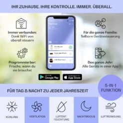 Kraftwerk Eco Smart 11 Klimaanlage 3-in-1 11500 BTU App Fernbedienung -Warmekuche Pro Geschaft 10040189 de 0003 logo