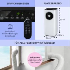 Kraftwerk Eco Smart 11 Klimaanlage 3-in-1 11500 BTU App Fernbedienung -Warmekuche Pro Geschaft 10040189 de 0006 logo