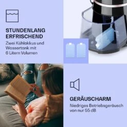 Skyscraper Ice Smart 4-in-1 Luftkühler & Ventilator WiFi 210m³/h Fernbedienung 13 Skyscraper Ice Smart 4-in-1 Luftkühler & Ventilator WiFi 210m³/h Fernbedienung -Warmekuche Pro Geschaft 10040208 de 0006 logo