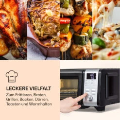 Vita-Crisp Heißluftfritteuse 1700W 10L 8 Funktionen Platzsparend -Warmekuche Pro Geschaft 10040223 de 0004 logo