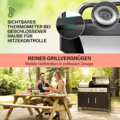Kingsville 4.1 Kombigrill Gas + Kohle 13,7 KW 4+1 Brenner 11 Kingsville 4.1 Kombigrill Gas + Kohle 13,7 KW 4+1 Brenner -Warmekuche Pro Geschaft 10040271 de 0004 usp