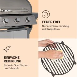 Lucifer 3 Gasgrill 3 X 3,6 KW Brenner 60x45cm Grill Edelstahl Mobil -Warmekuche Pro Geschaft 10040280 de 0007 logo