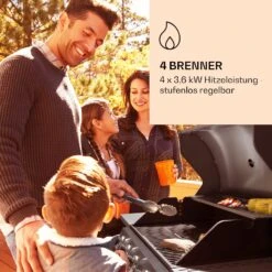 Lucifer 4 Gasgrill 4 X 3,6 KW Brenner 69x45cm Grill Edelstahl Mobil -Warmekuche Pro Geschaft 10040281 de 0003 logo