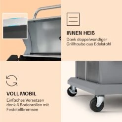Lucifer 4 Gasgrill 4 X 3,6 KW Brenner 69x45cm Grill Edelstahl Mobil -Warmekuche Pro Geschaft 10040281 de 0006 logo
