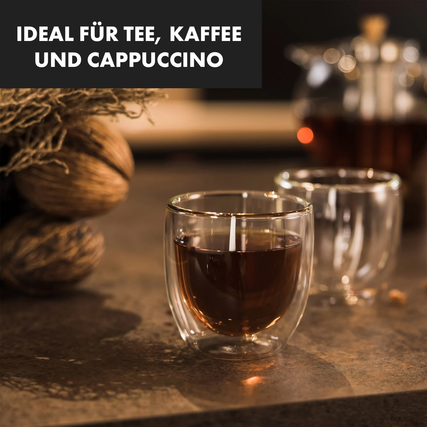 Glaswerk Altino Doppelwandige Thermogläser 250 Ml Handgemacht Borosilikatglas 2 Glaswerk Altino Doppelwandige Thermogläser 250 Ml Handgemacht Borosilikatglas – Bild 2