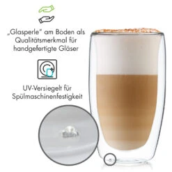 Glaswerk Carajillo Doppelwandige Thermogläser 450 Ml Handgemacht Borosilikatglas -Warmekuche Pro Geschaft 10040320 de 0006 logo