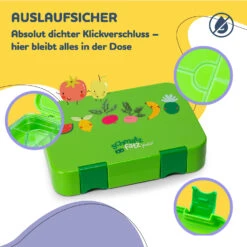 Junior Lunchbox 6 Fächer 21,3 X 15 X 4,5 Cm (BxHxT) BPA-frei 11 Junior Lunchbox 6 Fächer 21,3 X 15 X 4,5 Cm (BxHxT) BPA-frei -Warmekuche Pro Geschaft 10040337 de 0003 usp