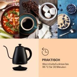 Garcon Wasserkocher 1L 2000W Warmhaltefunktion Schwanenhals Edelstahl -Warmekuche Pro Geschaft 10040347 de 0006 logo