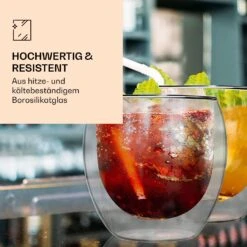 DUOS Jumbo Doppelwandiges Thermoglas 310ml Borosilikatglas Handgemacht -Warmekuche Pro Geschaft 10040366 de 0003 logo