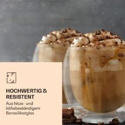 DUOS Jumbo Doppelwandiges Glas 410 Ml Thermofunktion Edelstahl-Löffel 9 DUOS Jumbo Doppelwandiges Glas 410 Ml Thermofunktion Edelstahl-Löffel -Warmekuche Pro Geschaft 10040375 de 0003 logo