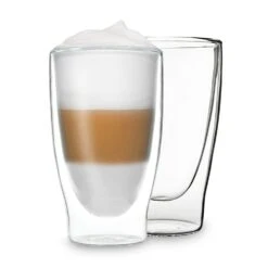 DUOS Doppelwandiges Glas 400 Ml Trinkglas Espresso Borosilikatglas