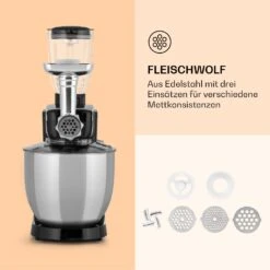 Renata Rossa Küchenmaschine 3-in-1 2000W 2,7PS 5Ltr Edelstahl BPA-frei 12 Renata Rossa Küchenmaschine 3-in-1 2000W 2,7PS 5Ltr Edelstahl BPA-frei -Warmekuche Pro Geschaft 10040500 de 0005 logo