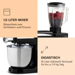 Renata Rossa Küchenmaschine 3-in-1 2000W 2,7PS 5Ltr Edelstahl BPA-frei 13 Renata Rossa Küchenmaschine 3-in-1 2000W 2,7PS 5Ltr Edelstahl BPA-frei -Warmekuche Pro Geschaft 10040500 de 0006 logo