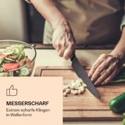 Kissaki Messerset Magnetisch Antihaftversiegelung Wellenform -Warmekuche Pro Geschaft 10040700 de 0004 logo