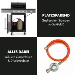 Valdosta 3.1 Gasgrill 3 X 2,8 KW + 2,5 KW Brenner Edelstahl Mobil -Warmekuche Pro Geschaft 10040704 de 0006 logo